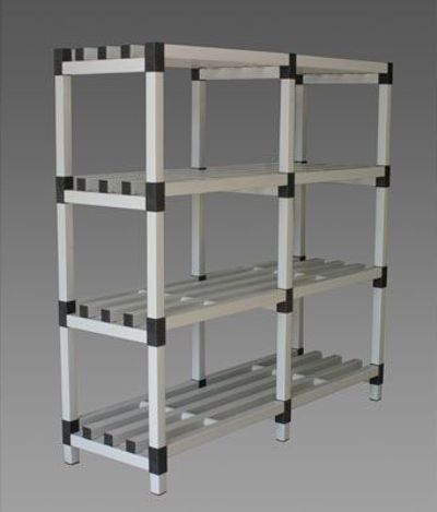 Nueva estantería estándar. Estanterías Modulares de Plástico