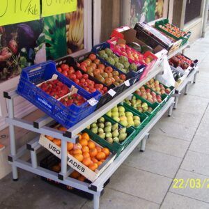 Estanterías comercios para frutería