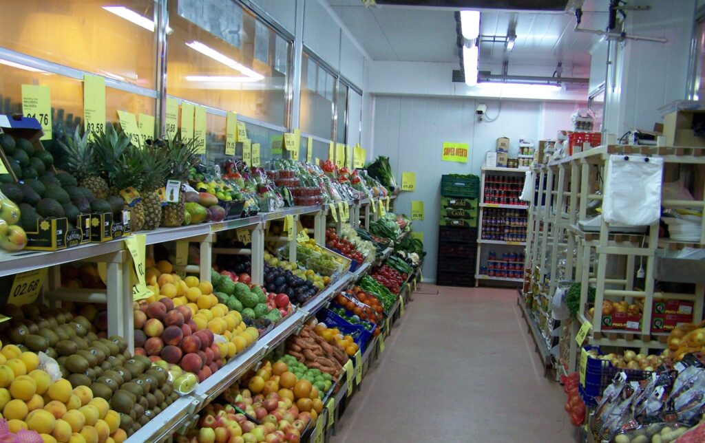 Estanterías comercios para frutería